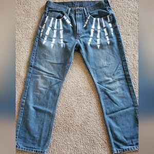Levi Jeans (hand painted)